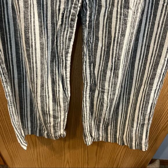 Laundry by Shelli Segal Linen Blend Belted Pants Women's Size Large Wide Leg - Picture 4 of 6